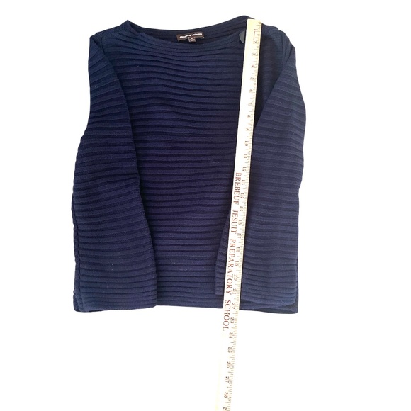 Adrienne Vittadini dark purple/blue sweater size medium. - Picture 3 of 4